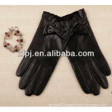 Slim-fitting thin ladies leather gloves size 9 for lady